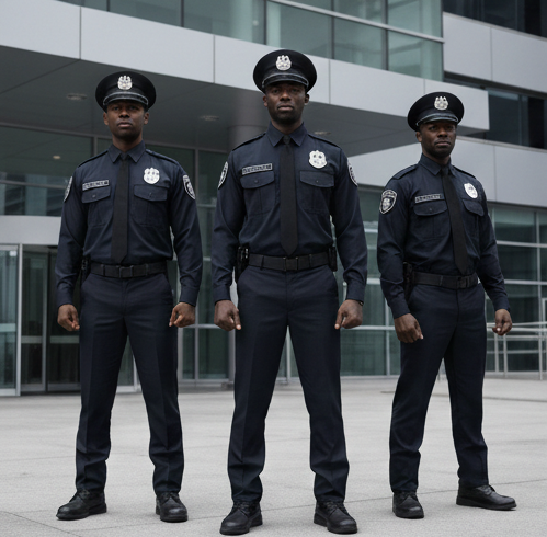 Corporate security guard workwear uniform